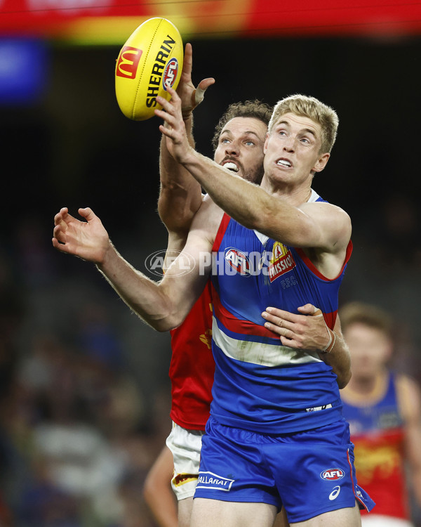 AFL Rd 3 - Western Bulldogs v Brisbane - A-1034023