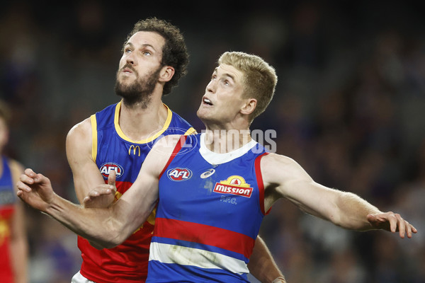 AFL Rd 3 - Western Bulldogs v Brisbane - A-1034024