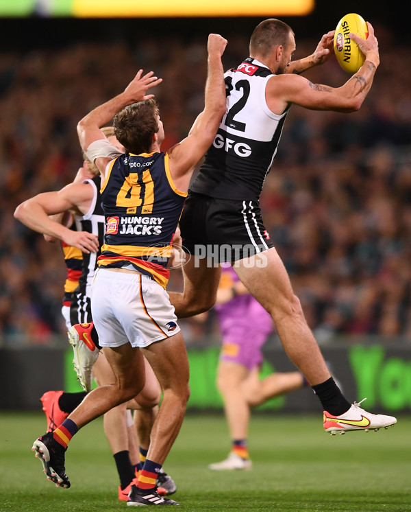 AFL Rd 3 - Port Adelaide v Adelaide - A-1053852