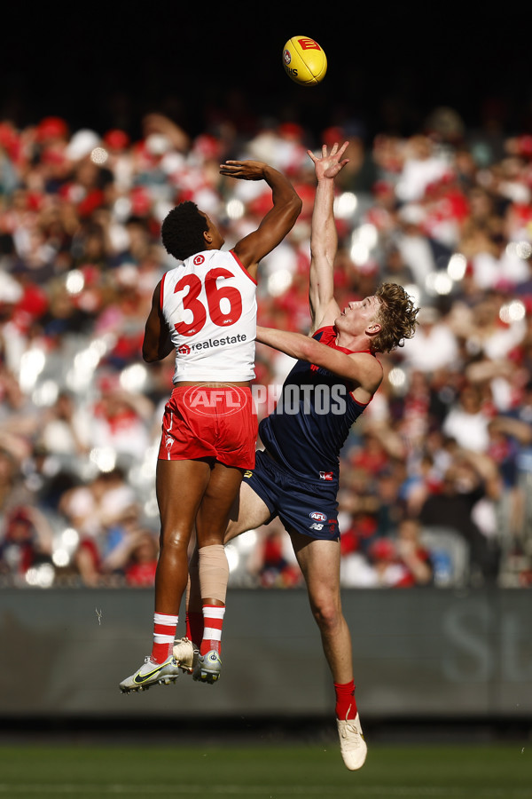 AFL Rd 3 - Melbourne v Sydney - A-1070972
