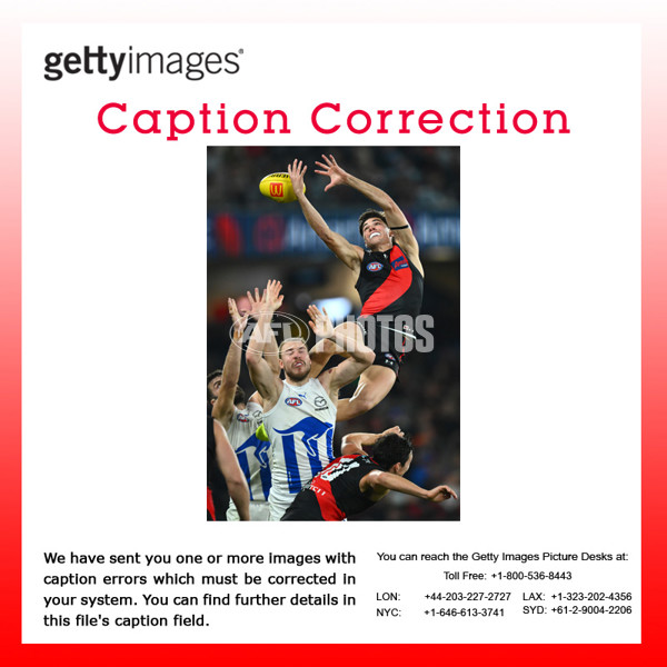 AFL 2023 Round 12 - Essendon v North Melbourne - A-1758453