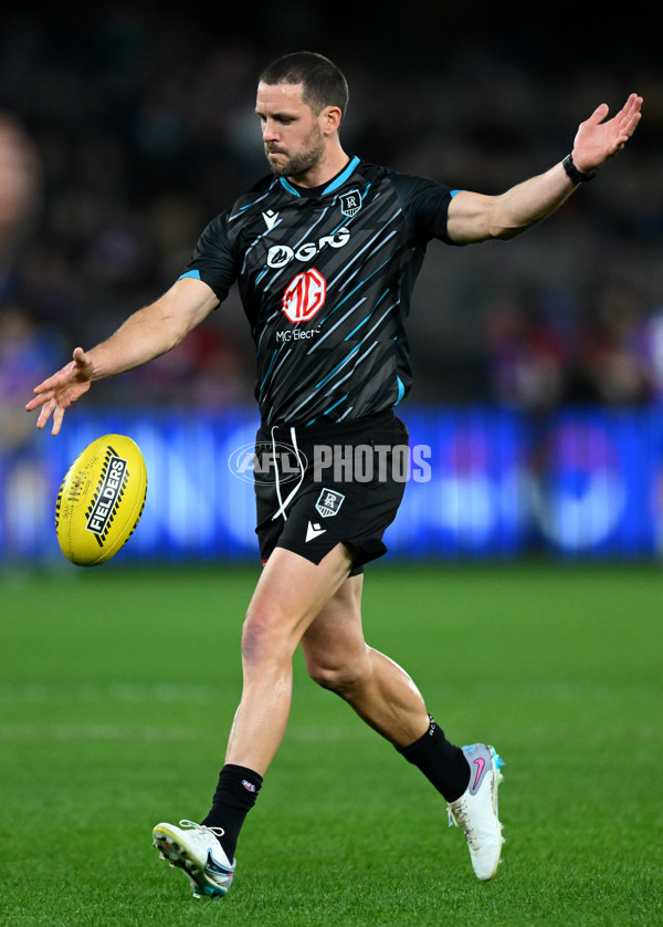 AFL 2023 Round 13 - Western Bulldogs v Port Adelaide - A-1786597