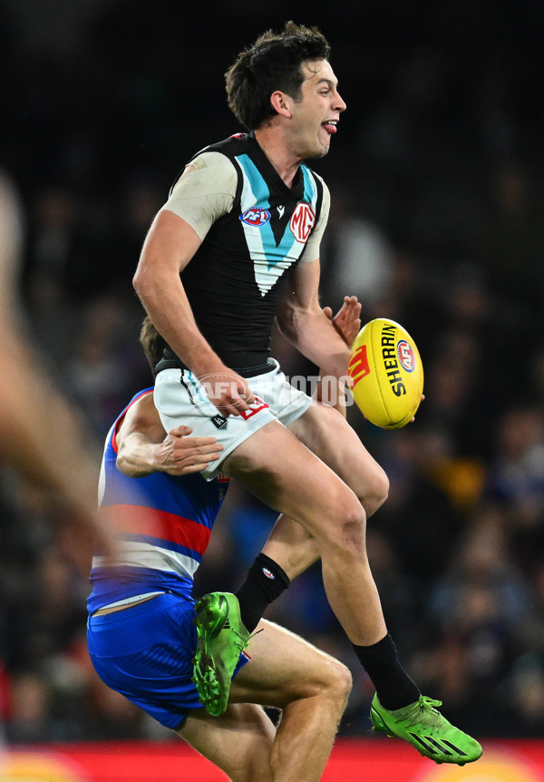 AFL 2023 Round 13 - Western Bulldogs v Port Adelaide - A-1786623