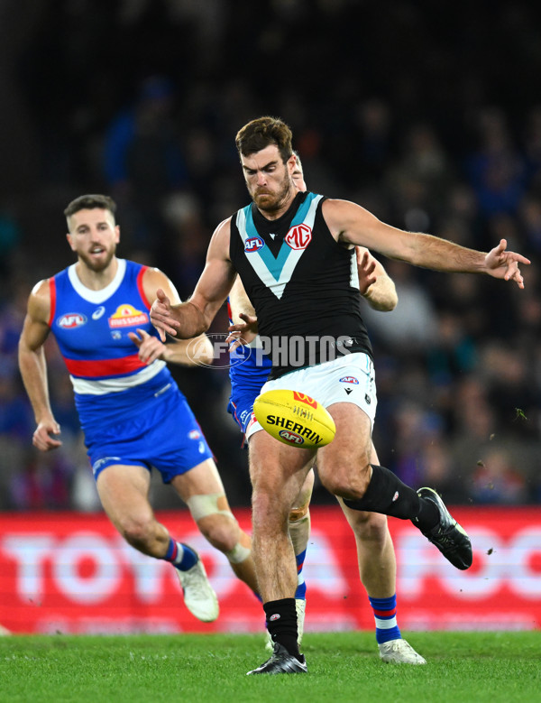AFL 2023 Round 13 - Western Bulldogs v Port Adelaide - A-1786635