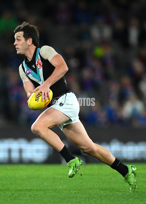 AFL 2023 Round 13 - Western Bulldogs v Port Adelaide - A-1787819