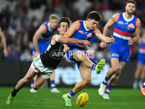 AFL 2023 Round 13 - Western Bulldogs v Port Adelaide - A-1787870