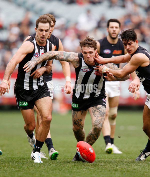 AFL 2015 Rd 19 - Collingwood v Carlton - 394342