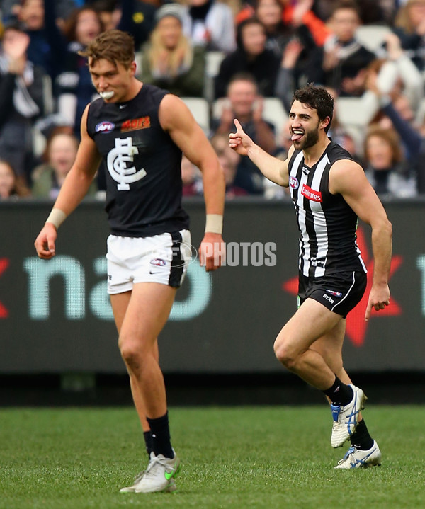 AFL 2015 Rd 19 - Collingwood v Carlton - 394674