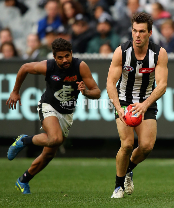 AFL 2015 Rd 19 - Collingwood v Carlton - 394697
