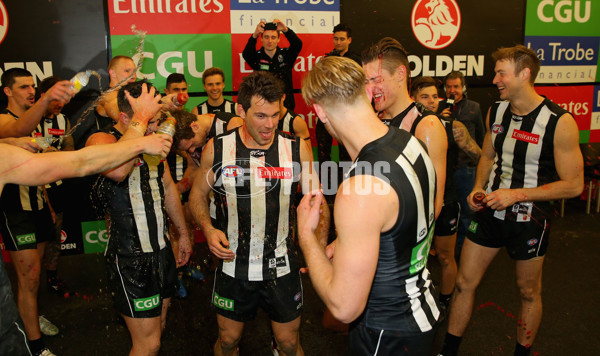 AFL 2015 Rd 19 - Collingwood v Carlton - 394698