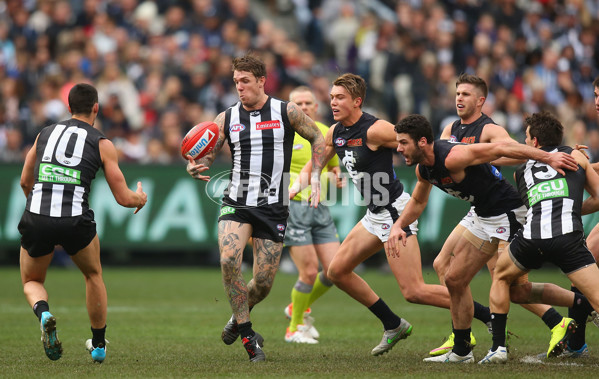 AFL 2015 Rd 19 - Collingwood v Carlton - 394202