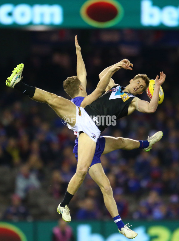 AFL 2015 Rd 19 - Western Bulldogs v Port Adelaide - 394298