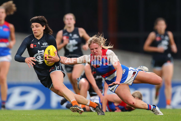 AFLW 2022 S7 Round 10 - Carlton v Western Bulldogs - A-462286