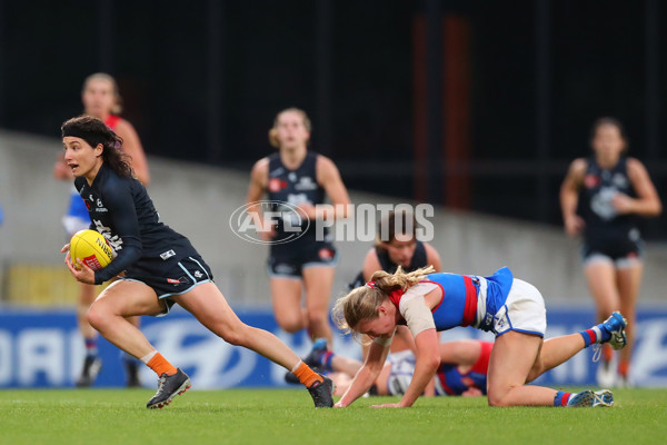 AFLW 2022 S7 Round 10 - Carlton v Western Bulldogs - A-466048