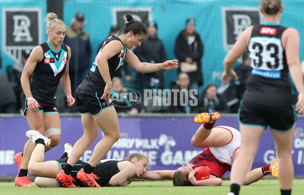 AFLW 2022 S7 Round 10 - Port Adelaide v Essendon - A-482187