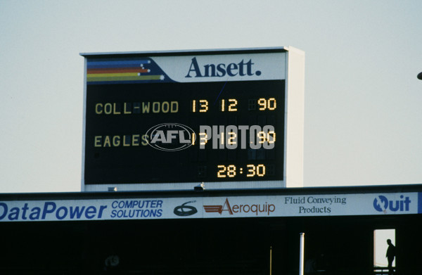 AFL 1990 Qualifying Final - Collingwood v West Coast - 28560