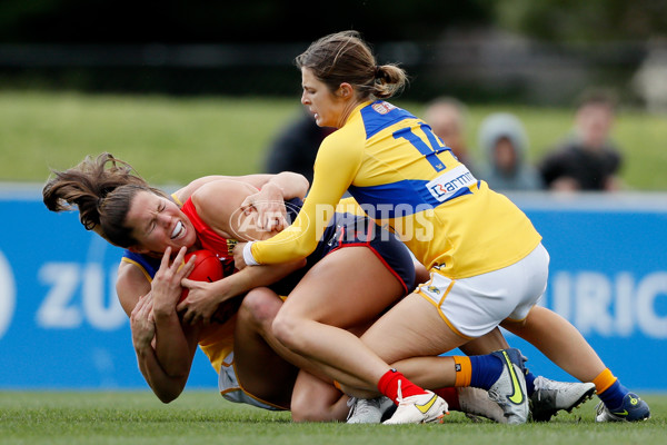 AFLW 2022 S7 Round 10 - Melbourne v West Coast - A-506343