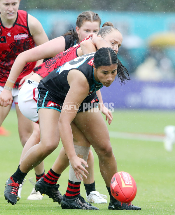 AFLW 2022 S7 Round 10 - Port Adelaide v Essendon - A-510056