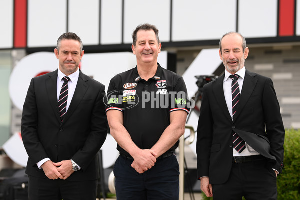AFL 2022 Media - St Kilda Media Opportunity - A-510133