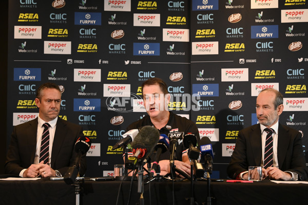 AFL 2022 Media - St Kilda Media Opportunity - A-511289