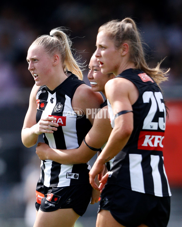AFLW 2022 S7 Second Elimination Final - Collingwood v Western Bulldogs - A-518161