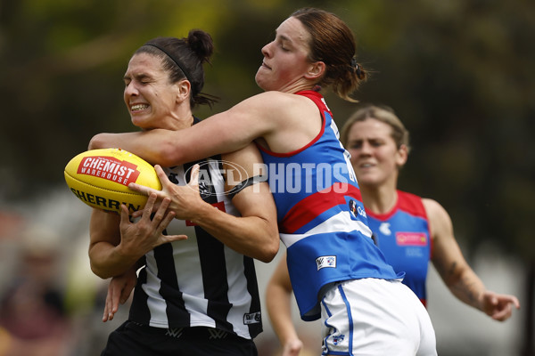 AFLW 2022 S7 Second Elimination Final - Collingwood v Western Bulldogs - A-525035