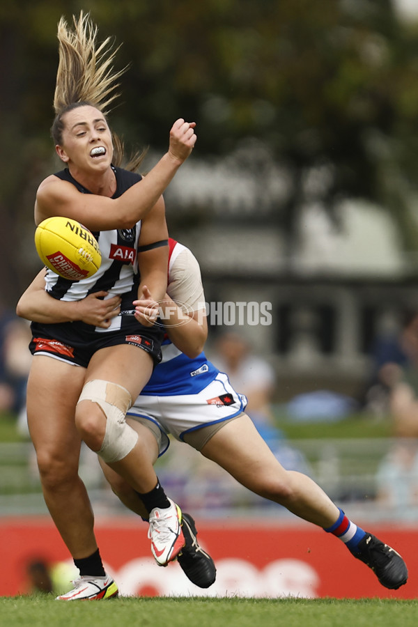 AFLW 2022 S7 Second Elimination Final - Collingwood v Western Bulldogs - A-529064