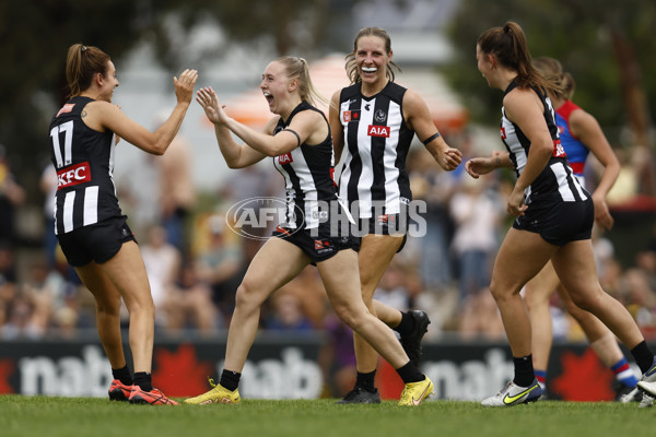 AFLW 2022 S7 Second Elimination Final - Collingwood v Western Bulldogs - A-529068