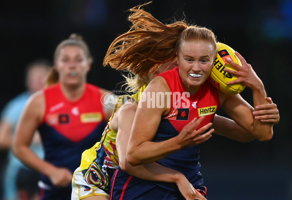 AFLW 2022 S7 Second Qualifying Final - Melbourne v Adelaide - A-534472