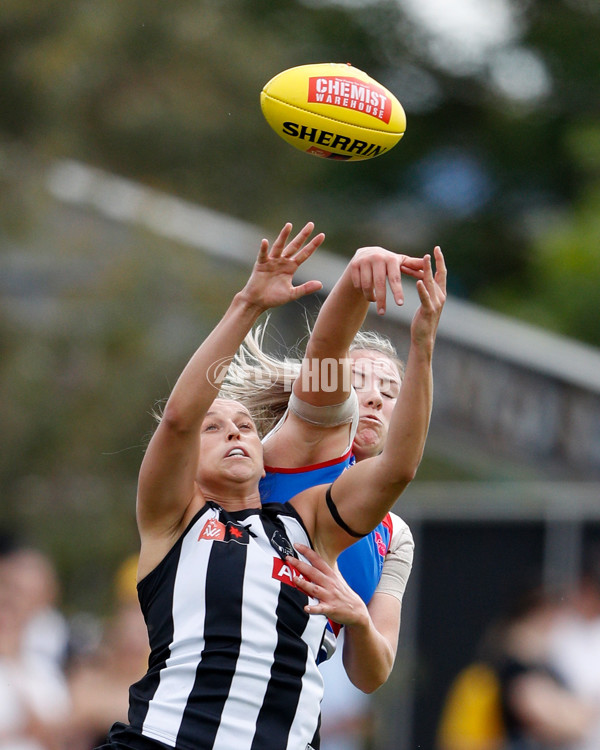 AFLW 2022 S7 Second Elimination Final - Collingwood v Western Bulldogs - A-534474