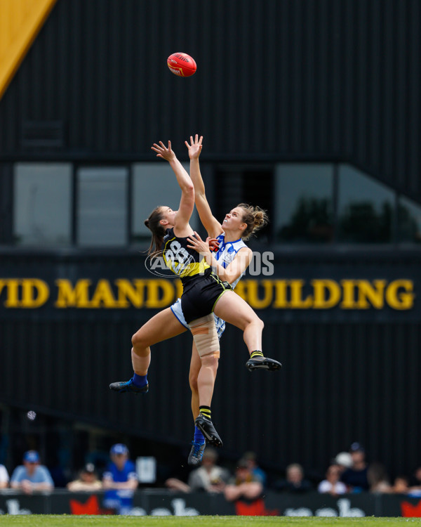 AFLW 2022 S7 First Semi Final - Richmond v North Melbourne - A-543272