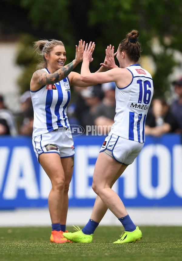 AFLW 2022 S7 First Semi Final - Richmond v North Melbourne - A-545924