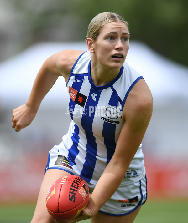 AFLW 2022 S7 First Semi Final - Richmond v North Melbourne - A-545960