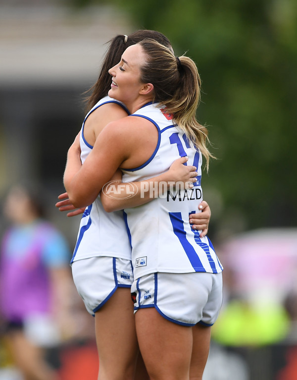 AFLW 2022 S7 First Semi Final - Richmond v North Melbourne - A-551309
