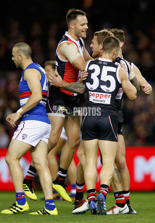 AFL 2018 Round 20 - St Kilda v Western Bulldogs - 617697