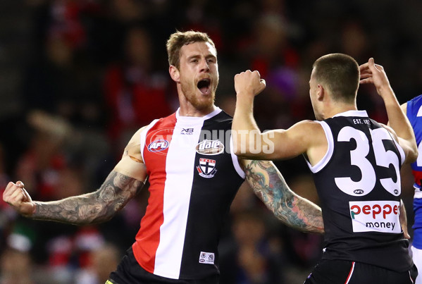 AFL 2018 Round 20 - St Kilda v Western Bulldogs - 617685