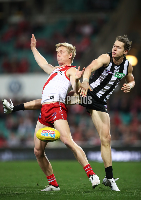 AFL 2018 Round 20 - Sydney v Collingwood - 617611