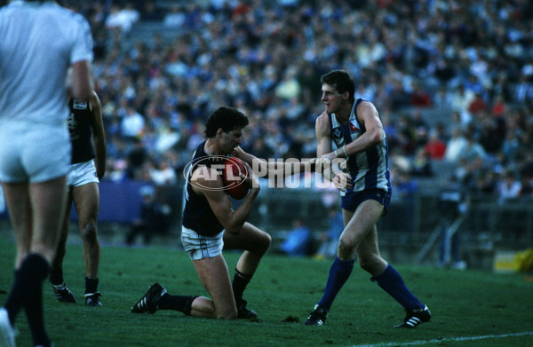 VFL 1980's - North Melbourne v Carlton - 26371