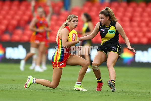 AFLW 2022 Round 04 - Gold Coast v Richmond - A-679378