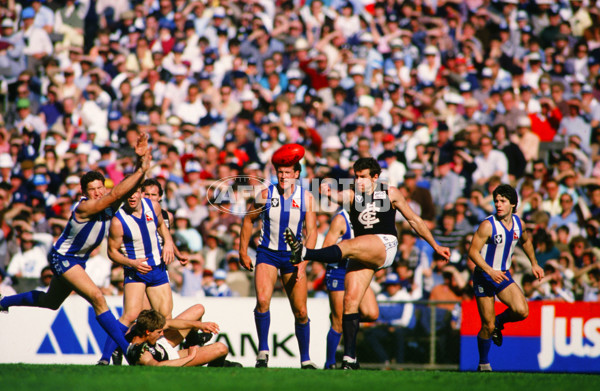 VFL 1985 - Carlton v North Melbourne - 27255