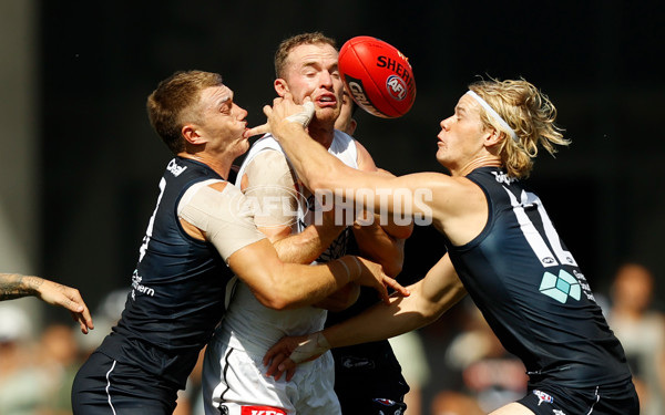 AFL 2023 Media - Carlton v Collingwood Match Sim - A-863686
