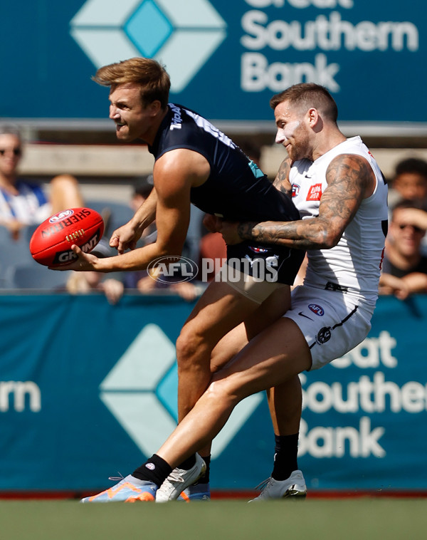 AFL 2023 Media - Carlton v Collingwood Match Sim - A-863688