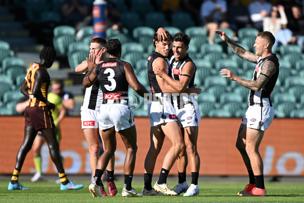 3 AFL Practice Match - Hawthorn v Collingwood - A-870179