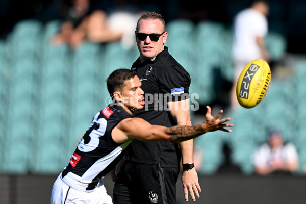 3 AFL Practice Match - Hawthorn v Collingwood - A-870767