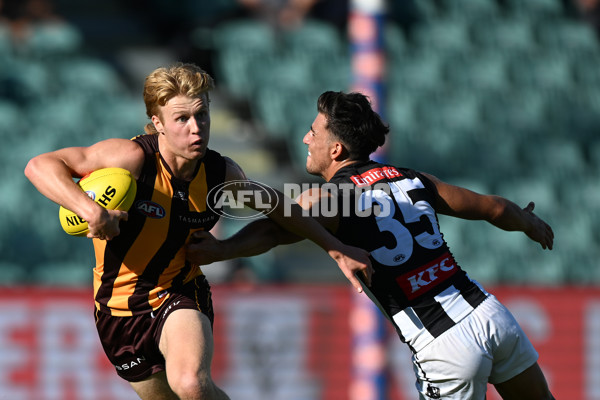 3 AFL Practice Match - Hawthorn v Collingwood - A-870786