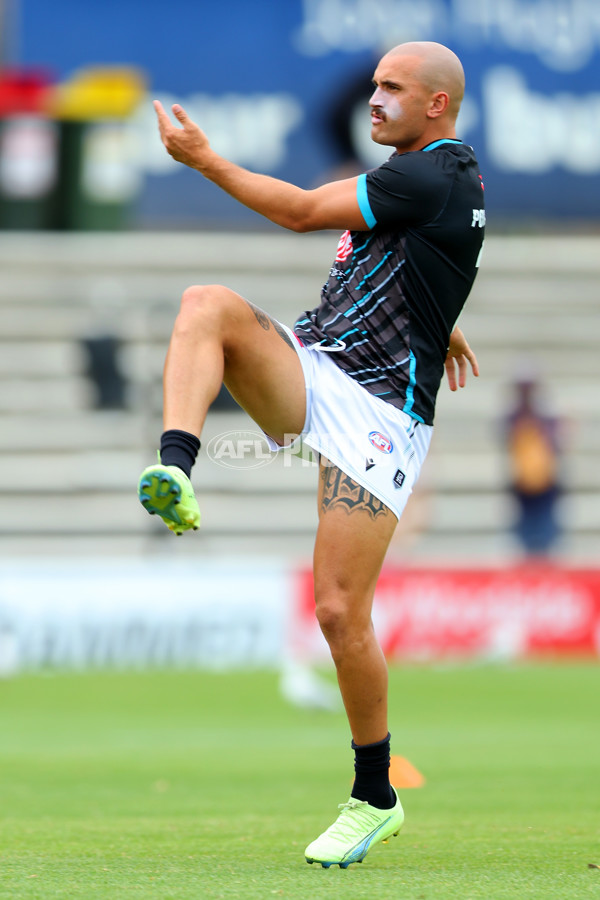 3 AFL Practice Match - Fremantle v Port Adelaide - A-870796
