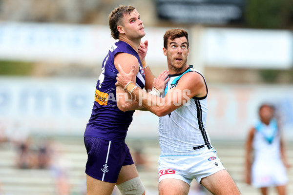 3 AFL Practice Match - Fremantle v Port Adelaide - A-872890