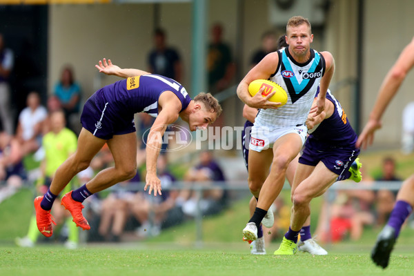 3 AFL Practice Match - Fremantle v Port Adelaide - A-872914