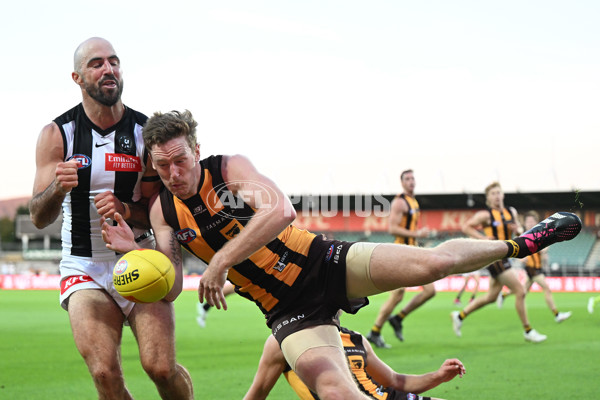 3 AFL Practice Match - Hawthorn v Collingwood - A-872917