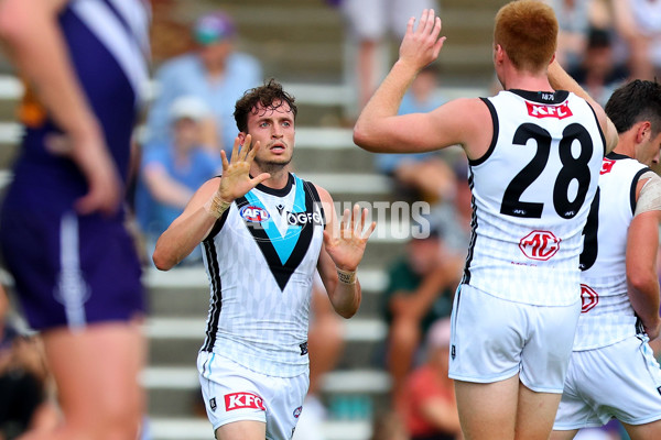 3 AFL Practice Match - Fremantle v Port Adelaide - A-873481